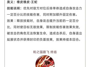 航海王燃烧意志，丽久加点攻略与技能天赋全面剖析